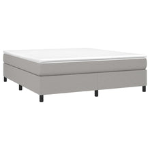 Load image into Gallery viewer, Letto Matrimoniale (con Materasso) Grigio Chiaro160x200 cm Tessuto