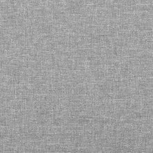 Carica l&#39;immagine nel visualizzatore di Gallery, Letto Matrimoniale (con Materasso) Grigio Chiaro 200x200cm Tessuto