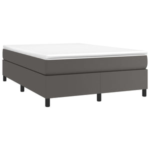 Letto Matrimoniale (con Materasso) Grigio 180x200 cm in Similpelle