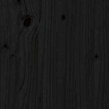 Load image into Gallery viewer, Tavolo Consolle Nero 114x40x75 cm in Legno Massello di Pino