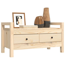 Load image into Gallery viewer, Panca 2 Cassetti 80x40x43 cm in Legno Massello di Pino