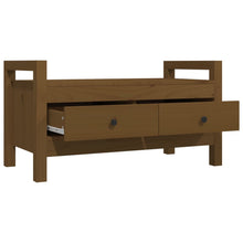 Load image into Gallery viewer, Panca da Ingresso Ambra 80x40x43 cm in Legno Massello di Pino
