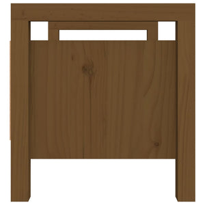 Panca da Ingresso Ambra 80x40x43 cm in Legno Massello di Pino