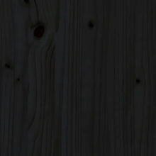Load image into Gallery viewer, Panca 2 Cassetti Nero 80x40x43 cm in Legno Massello di Pino