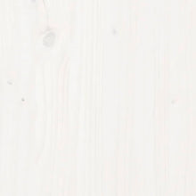 Load image into Gallery viewer, Panca Portascarpe Bianca 110x40x60 cm in Legno Massello di Pino