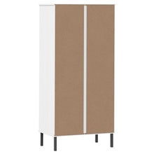 Carica l&#39;immagine nel visualizzatore di Gallery, Libreria con 2 Cassetti Bianco 60x35x128,5 cm Legno Massello