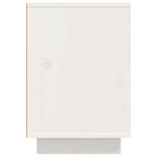 Load image into Gallery viewer, Comodini 2 pz Bianco 50x34x50 cm in Legno Massello di Pino