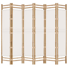 Load image into Gallery viewer, Separè 6 Pannelli 240 x 180 cm Bambù e Tela