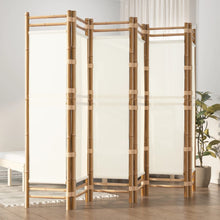 Load image into Gallery viewer, Separè 6 Pannelli 240 x 180 cm Bambù e Tela