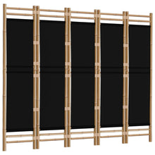 Load image into Gallery viewer, Separè 5 Pannelli  200 x 180 cm Bambù e Tela