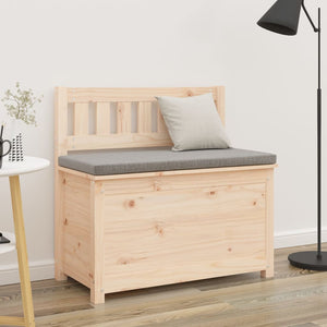 Cassapanca 80x41x77 cm in Legno Massello di Pino