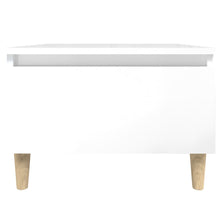 Indlæs billede til gallerivisning Tavolino Bianco Lucido 50x46x35 cm in Legno Multistrato