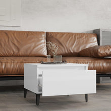 Carica l&#39;immagine nel visualizzatore di Gallery, Tavolino Bianco Lucido 50x46x35 cm in Legno Multistrato