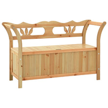 Load image into Gallery viewer, Cassapanca con Schienale 107x45x75,5 cm Legno Massello di Abete