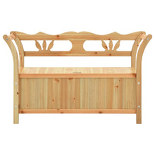 Load image into Gallery viewer, Cassapanca con Schienale 107x45x75,5 cm Legno Massello di Abete