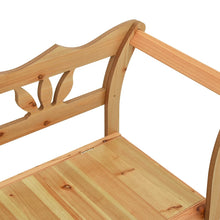 Load image into Gallery viewer, Cassapanca con Schienale 107x45x75,5 cm Legno Massello di Abete