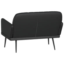 Load image into Gallery viewer, Divanetto Nero 107x80x81 cm in Similpelle