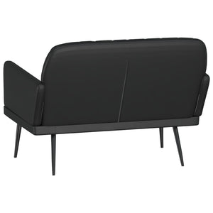 Divanetto Nero 107x80x81 cm in Similpelle
