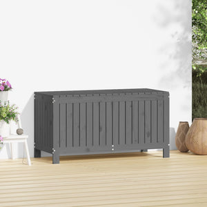 Baule da Giardino 115x49x60 cm in Massello di Pino Grigio