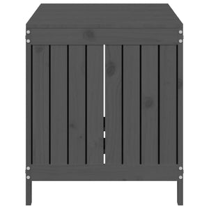 Baule da Giardino 121x55x64 cm in Massello di Pino Grigio