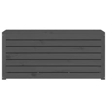 Carica l&#39;immagine nel visualizzatore di Gallery, Baule da Giardino Grigio 101x50,5x46,5cm in Massello di Pino