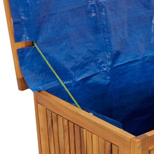 Carica l&#39;immagine nel visualizzatore di Gallery, Contenitore Giardino con Ruote 60x50x58cm Legno Massello Acacia