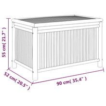 Load image into Gallery viewer, Baule da Giardino 90x52x55 cm in Bambù Naturale