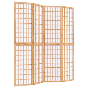 Separè 4 Pannelli Stile Giapponese 160x170 cm