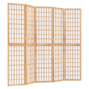Separè 5 Pannelli Stile Giapponese 200x170 cm
