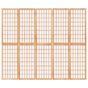 Separè 5 Pannelli Stile Giapponese 200x170 cm