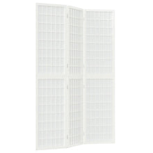 Load image into Gallery viewer, Separè 3 Pannelli Stile Giapponese 120x170 Bianco