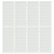 Load image into Gallery viewer, Separè 4 Pannelli Stile Giapponese 160x170 Bianco