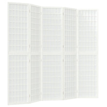 Carica l&#39;immagine nel visualizzatore di Gallery, Separè  5 Pannelli Stile Giapponese 200x170 Bianco