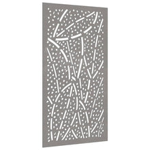 Laden Sie das Bild in den Galerie-Viewer, Decorazione Muro da Giardino 105x55 cm Foglia Acciaio Corten