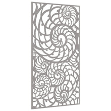 Laden Sie das Bild in den Galerie-Viewer, Decorazione Muro da Giardino 105x55cm Conchiglia Acciaio Corten