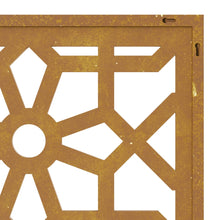 Carica l&#39;immagine nel visualizzatore di Gallery, Decorazione Muro da Giardino 55x55 cm Moresco Acciaio Corten
