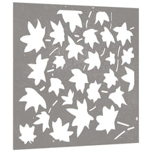 Laden Sie das Bild in den Galerie-Viewer, Decorazione Muro Giardino 55x55 cm Foglia Acero Acciaio Corten