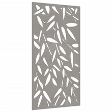 Laden Sie das Bild in den Galerie-Viewer, Decorazione Muro Giardino 105x55 cm Foglie Bambù Acciaio Corten