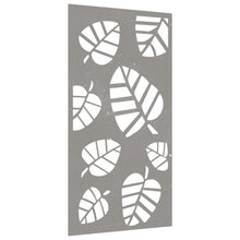 Laden Sie das Bild in den Galerie-Viewer, Decorazione Muro da Giardino 105x55 cm Foglia Acciaio Corten