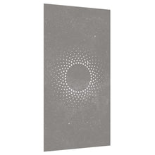 Laden Sie das Bild in den Galerie-Viewer, Decorazione Muro da Giardino 105x55 cm Sole in Acciaio Corten