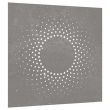 Laden Sie das Bild in den Galerie-Viewer, Decorazione Muro da Giardino 55x55 cm Sole in Acciaio Corten