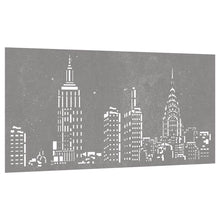 Carica l'immagine nel visualizzatore di Gallery, Decorazione Muro da Giardino 105x55cm Skyline in Acciaio Corten