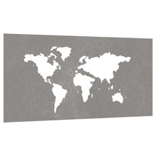 Laden Sie das Bild in den Galerie-Viewer, Decorazione Muro Giardino 105x55 cm Mappa Mondo Acciaio Corten