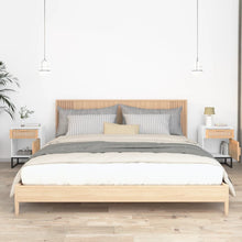 Carica l&#39;immagine nel visualizzatore di Gallery, Comodini 2 pz Bianchi 40x30x55,5 cm Legno Multistrato e Ferro