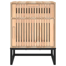 Carica l&#39;immagine nel visualizzatore di Gallery, Comodini 2 pz 40x30x55,5 cm Legno Multistrato e Ferro