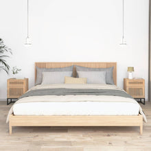 Carica l&#39;immagine nel visualizzatore di Gallery, Comodini 2 pz 40x30x55,5 cm Legno Multistrato e Ferro