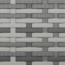 Carica l&#39;immagine nel visualizzatore di Gallery, Divano da Giardino a 3 Posti con Cuscini Antracite in Polyrattan Grigio