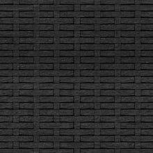 Load image into Gallery viewer, Divano lineare da Giardino con Cuscini Neri 2pz in Polyrattan Nero