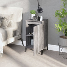 Carica l&#39;immagine nel visualizzatore di Gallery, Comodini 2 pz Grigio Sonoma 40x35x70 cm in Legno Multistrato