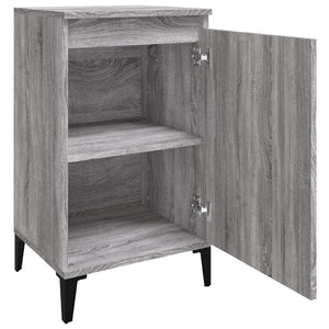 Comodini 2 pz Grigio Sonoma 40x35x70 cm in Legno Multistrato